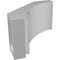 Ekena Millwork 3 1/2-in. W x 6-in. D x 6-in. H Imperial Architectural Grade PVC Knee Brace BRCP035X06X06IMP - alternate 4